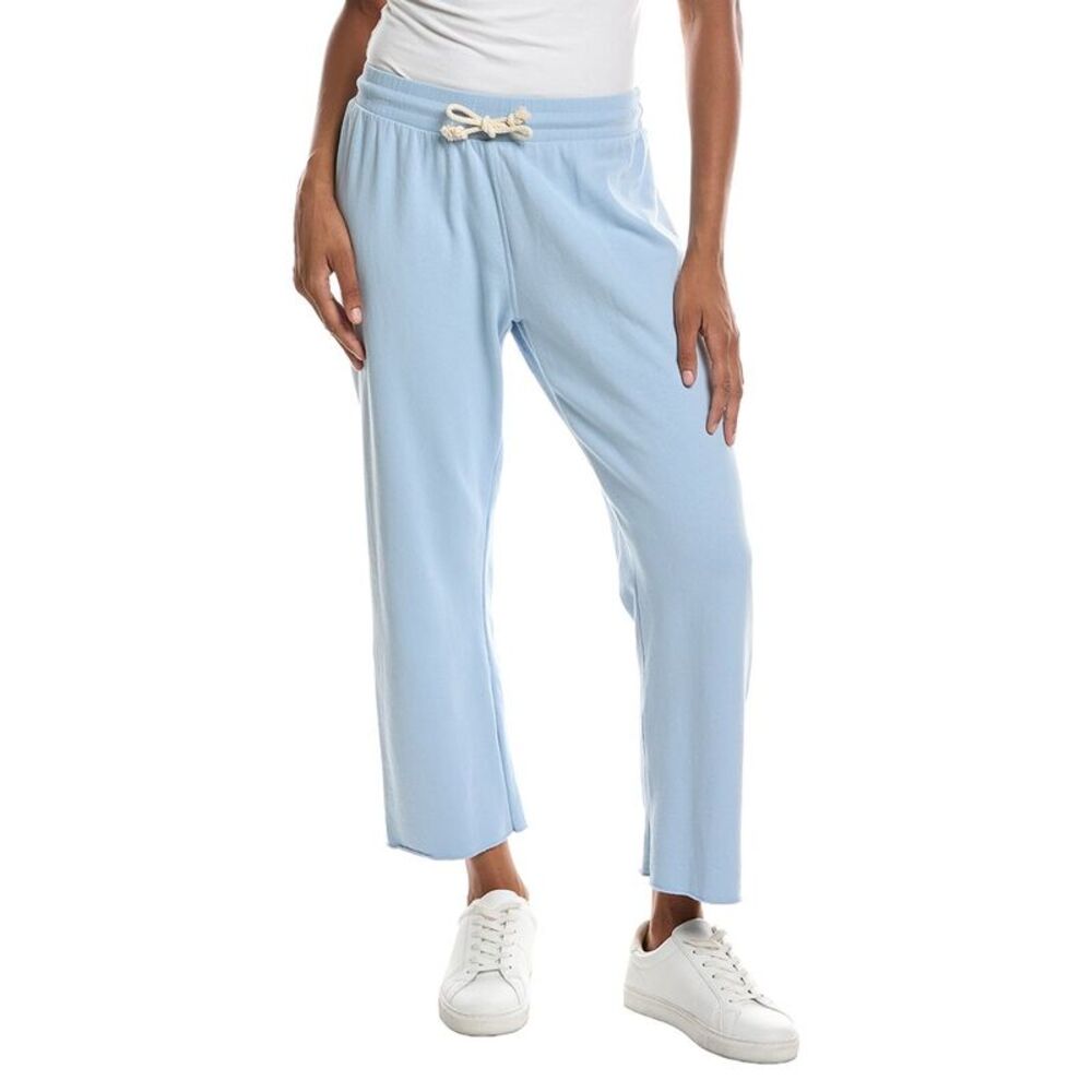 Perfectwhitetee Womens Jamaica Beach Fleece Capri Pant, Blue